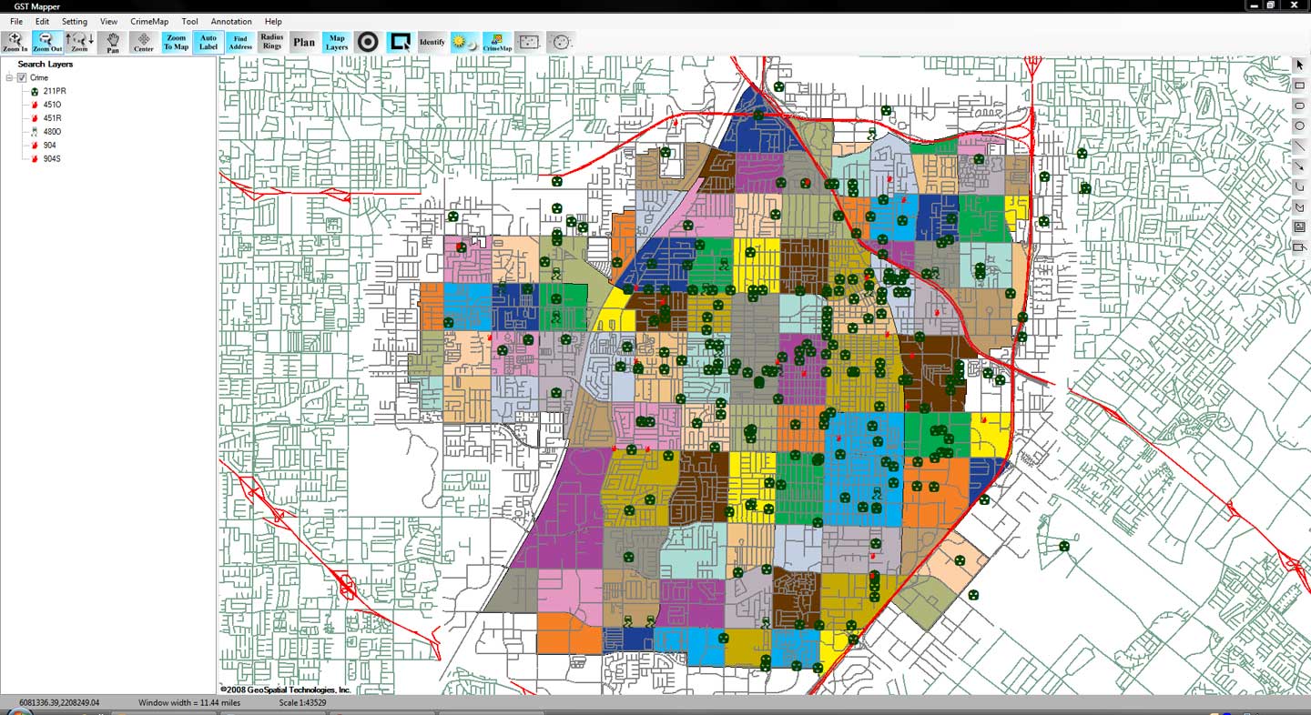 geospatial map